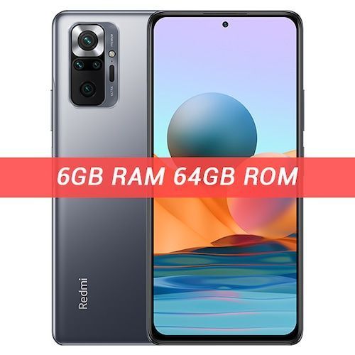 Global Version Xiaomi Redmi Note 10 Pro Smartphone 108MP Camera Snapdragon 
732G 120Hz AMOLED Display