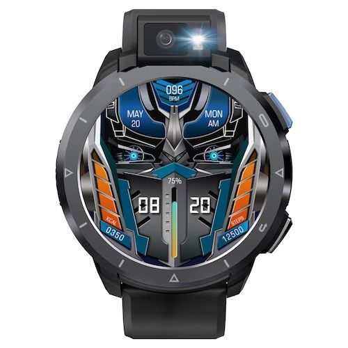 Kospet Optimus 2 Dual Chips Dual Modes 13M Rotatable Flashlight AF Cameras 
4GB RAM 64GB ROM 1.6-inch 4G Smart Watch 2260mAh Android 10 Watch Phone