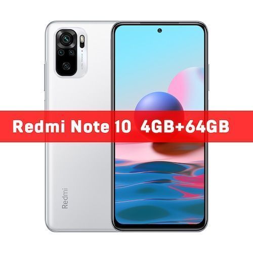In Stock Global Version Xiaomi Redmi Note 10 4GB 64GB/4GB 128GB/6GB 128GB 
Smartphone Snapdragon 678 33W AMOLED Display 48MP