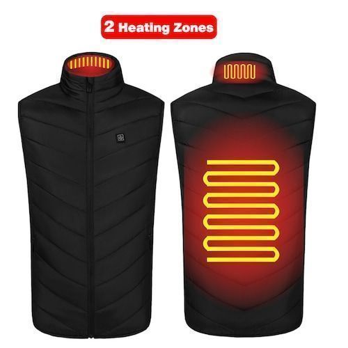 USB Powered Heated Vest Men Women Smart Electric Heating Jackets Winter 
Outdoor Warm Cycling Fishing Clothing P8101B