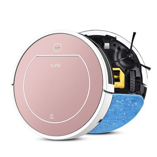 ILIFE V7s Plus Robot Vacuum Cleaner Sweep and Wet Mopping Disinfection For 
Hard Floors Carpet Run 120mins Automatically Charge